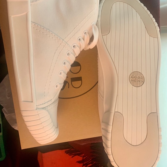 Good News London signature white high top sneaker - Picture 4 of 5